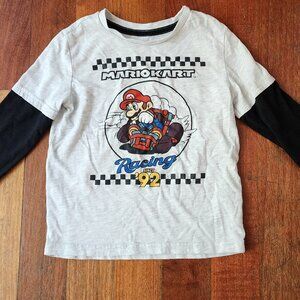 Jumping Beans MarioKart Racing Long Sleeve Toddler T-Shirt Size 4